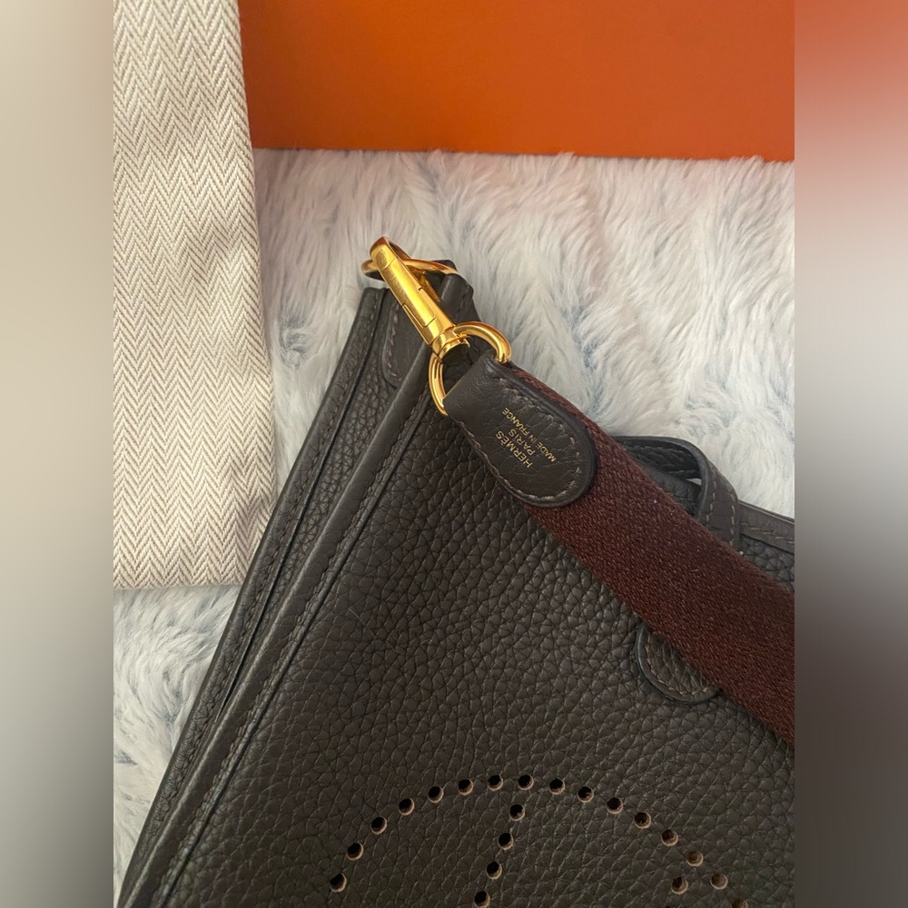 Hermes Mini Evelyne TPM 16 Bag Gold Hardware - Picture 10 of 12